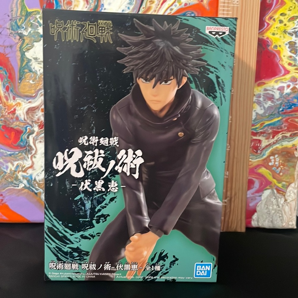 Anime Bandai action figure model Jujutsu Kaisen Fushiguro Toji  New